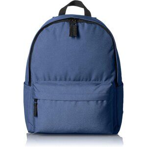 🆕 Men Blue Classic School Lightweight Durable Featuring Adjustable Top Backpack